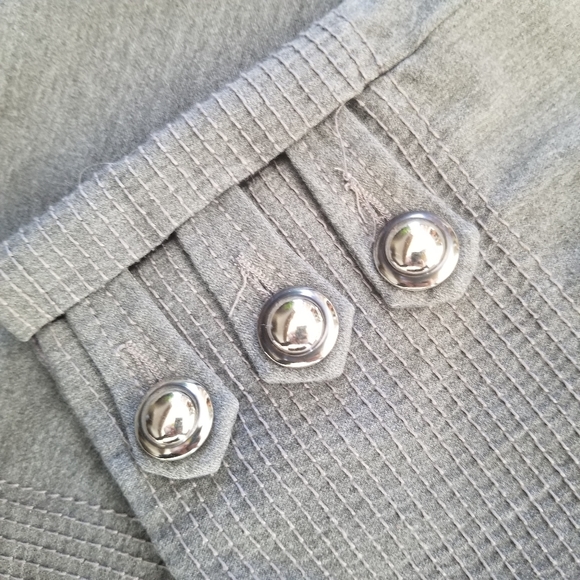 Bebe gray cropped career pants size 0 - Picture 6 of 8